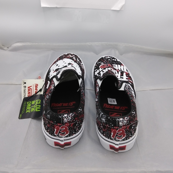 Men’s  Vans House of Terror Classic Slip-On Friday the 13th - Picture 5 of 10